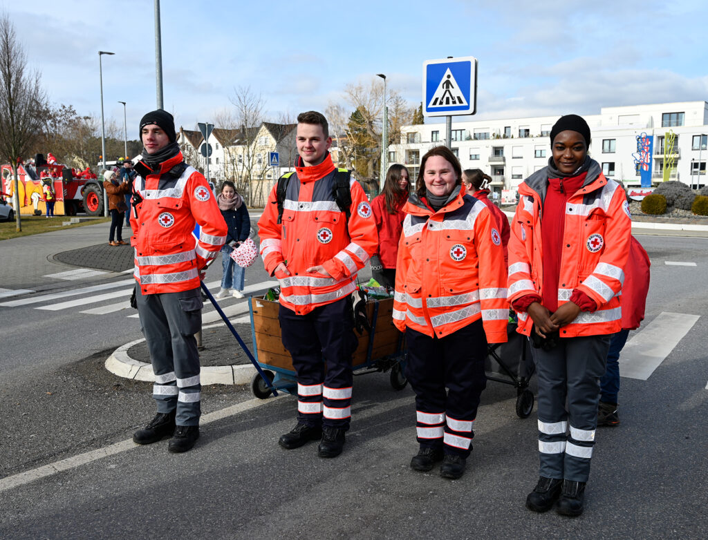 Gut gelaunt und nichtmehr wegzudenken: das Rote Kreuz. Foto: Henri Grüger/pp/Agentur ProfiPress