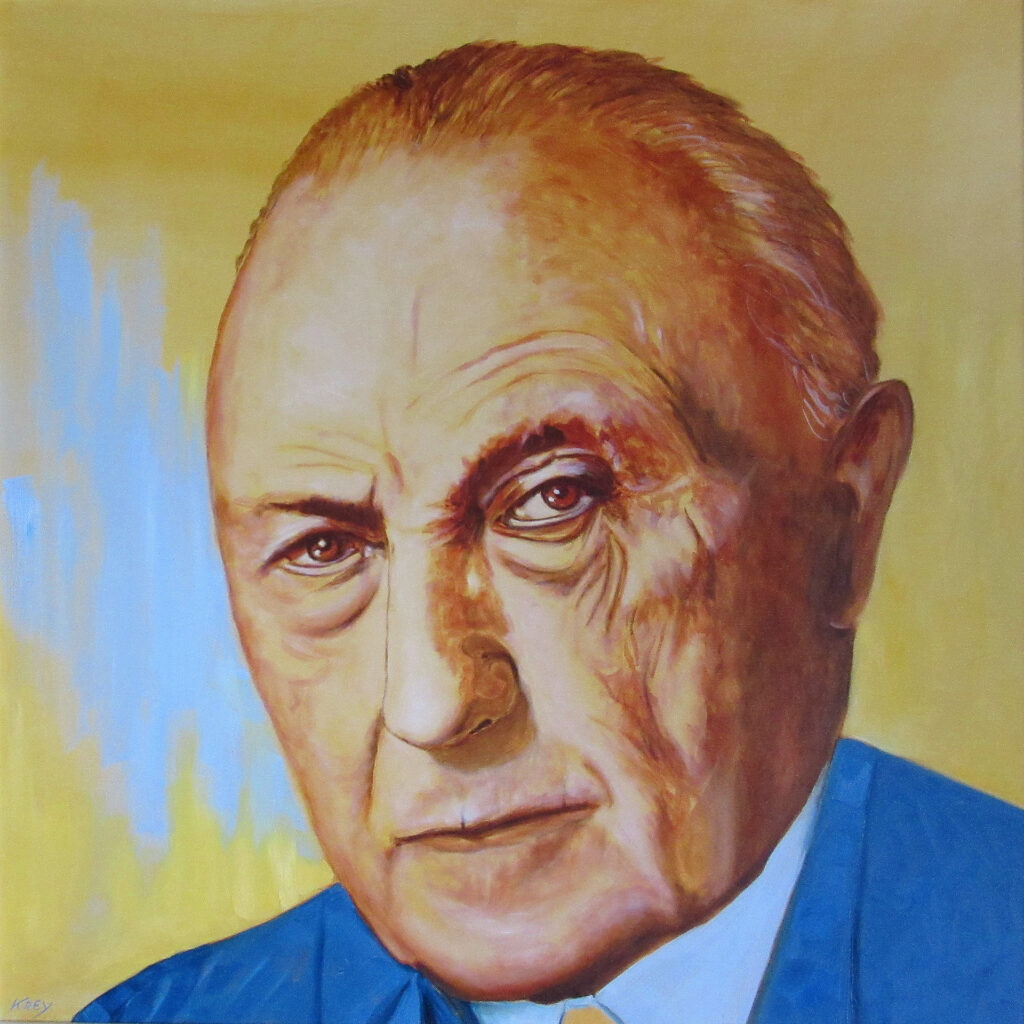 Kreys zweite Version des legendären Staatsmannes: naturalistisch. Foto: Krey/pp/Agentur ProfiPress