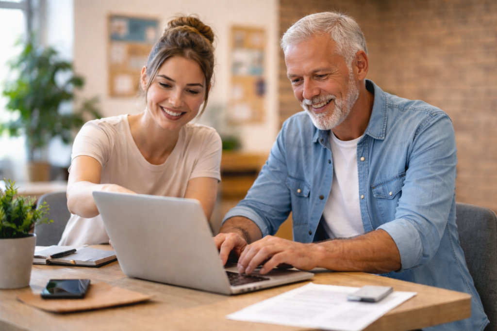 Gefördert werden Projekte, die ehrenamtliches Engagement mit digitalen Lösungen verbinden, etwa durch den Einsatz von Apps und digitalen Werkzeugen. Bild: KI-generiert/Chat GPT/pp/Agentur ProfiPress