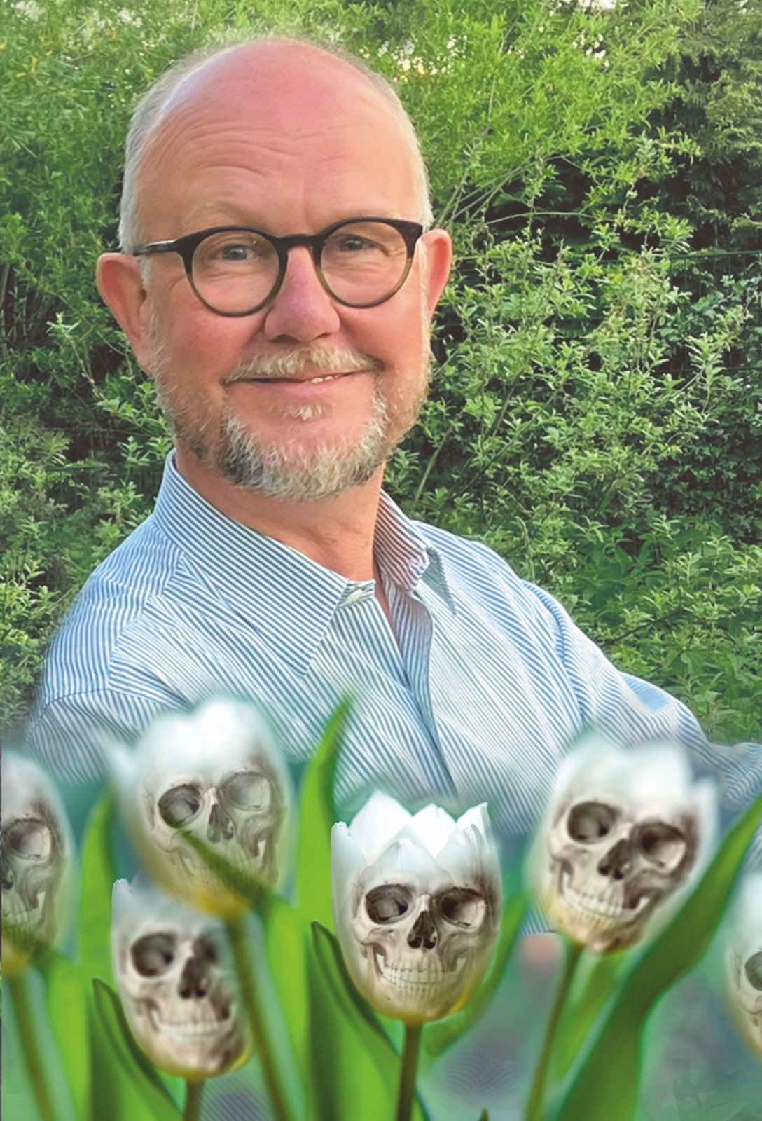 Gemordet, gelacht und gerätselt wird am Freitag, 10. April, bei der Krimilesung mit Ralf Kramp auf dem Krewelshof Eifel. Der Titel des rabenschwarzen Krimi-Events: „Tulpen, Torte, Tatort“. Foto: Ralf Kramp/pp/Agentur ProfiPress