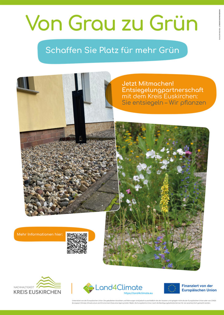 Ab sofort können sich auch Mechernicher Bürgerinnen und Bürger wieder für eine sogenannte „Entsiegelungspartnerschaft“ bewerben. Bild: Kreis Euskirchen/pp/Agentur ProfiPress