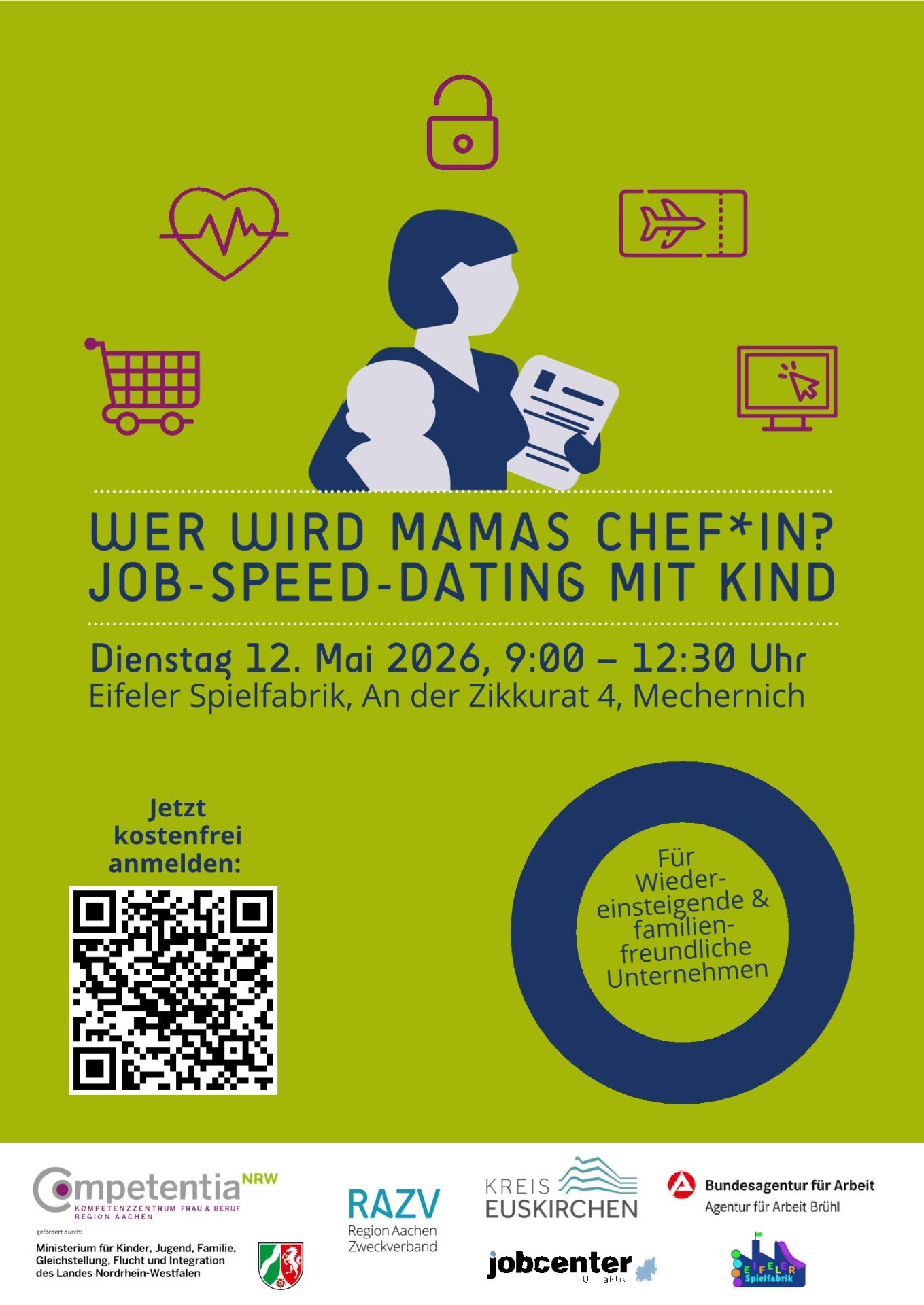 Job-Speed-Dating für Mütter