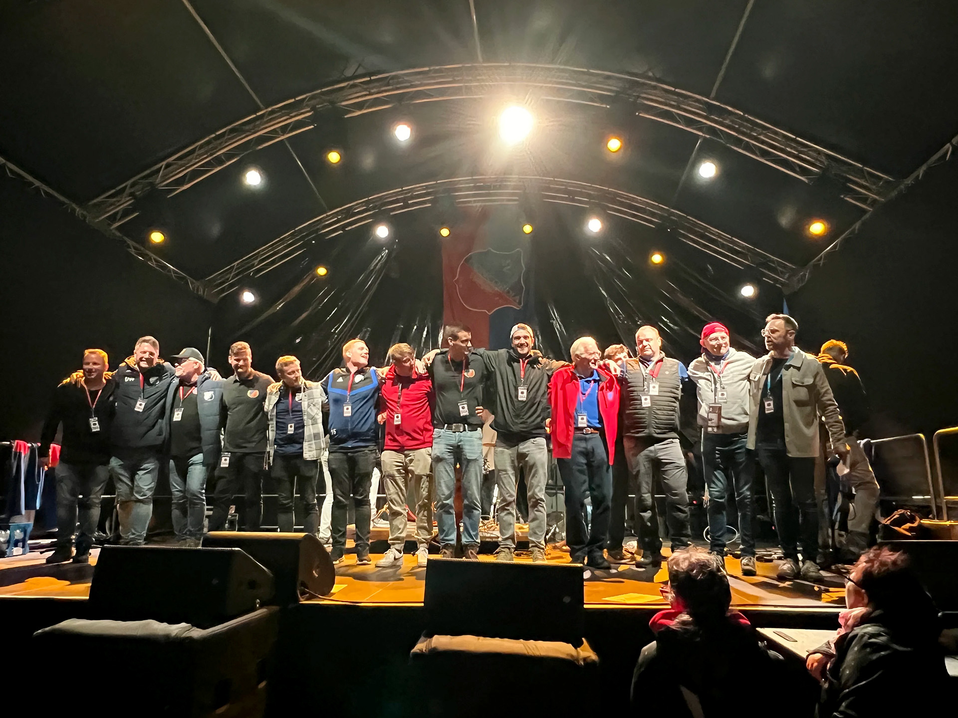 Jahrelange Vorbereitung für das Jubiläumsjahr haben sich ausgezahlt: Das Orgateam wurde für die super Organisation und den fantastischen Abend gefeiert. Foto: privat/Concordia Weyer/pp/Agentur ProfiPress
