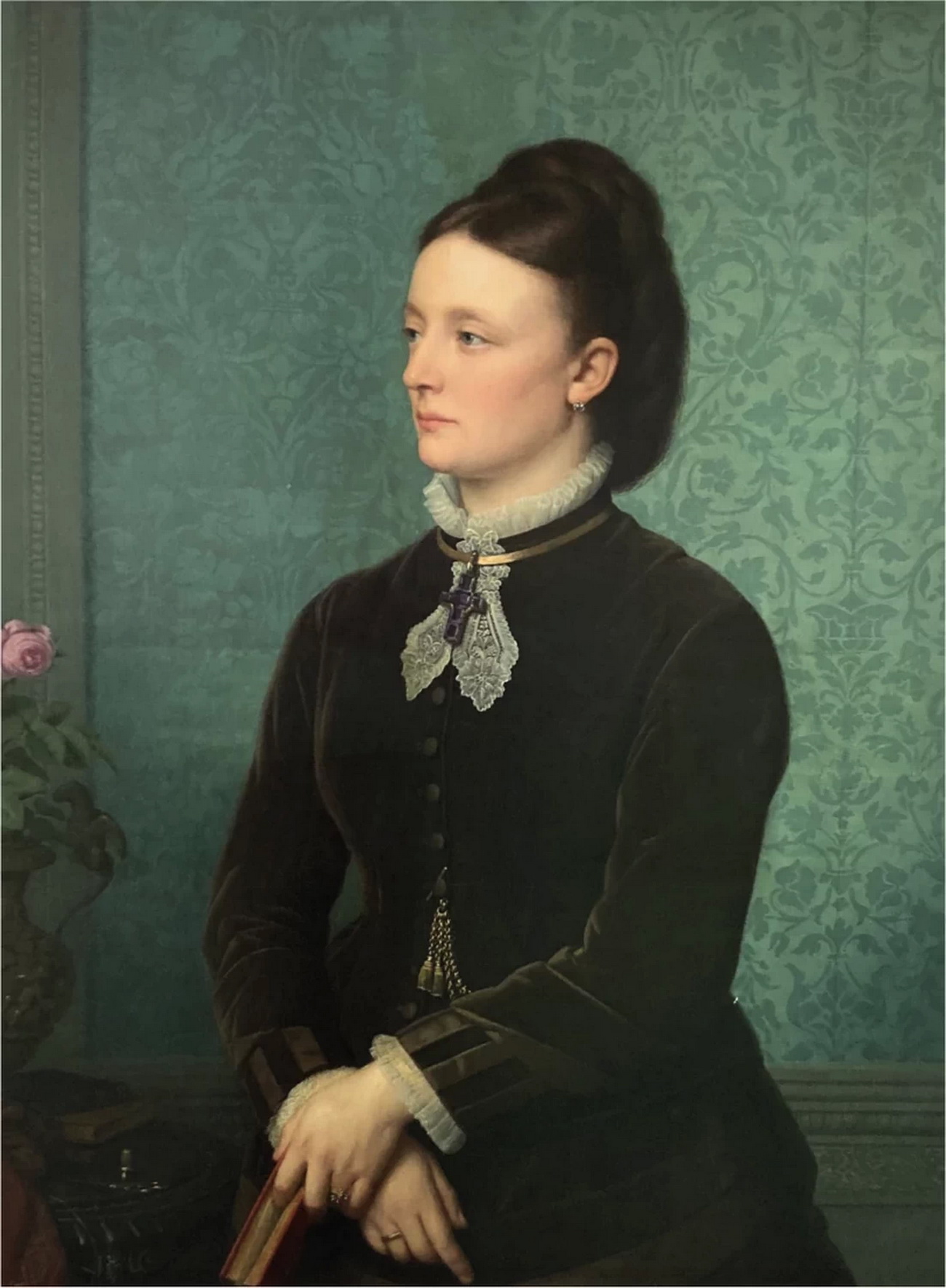 Helene Kreuser, Witwe des Unternehmers Carl Kreuser jr., gründete 1885 das Waisen- und Invalidenhaus in Mechernich und schuf damit eine der bedeutendsten sozialen Einrichtungen der Region. Foto: Repro: Manfred Lang/Archiv/pp/Agentur ProfiPress
