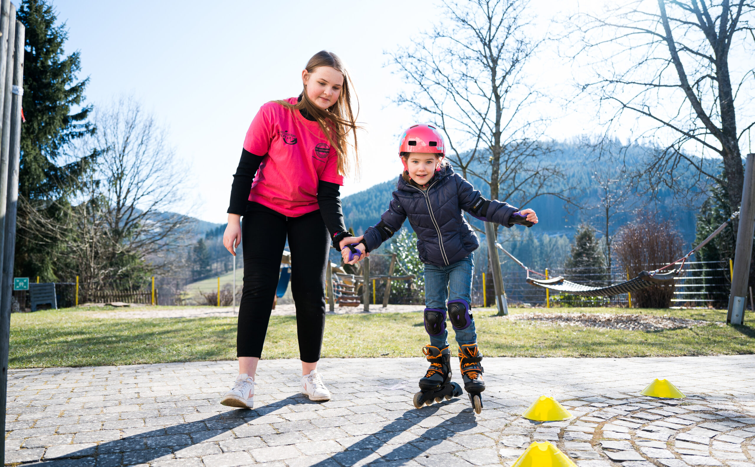 Inlinern für Kinder in den Ferien