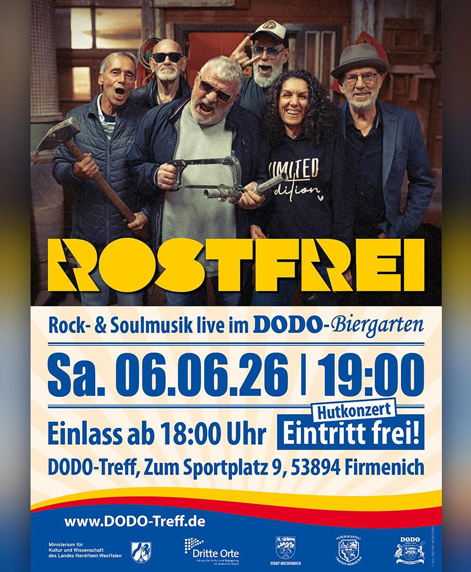 âRostfreiâ rockt den Biergarten