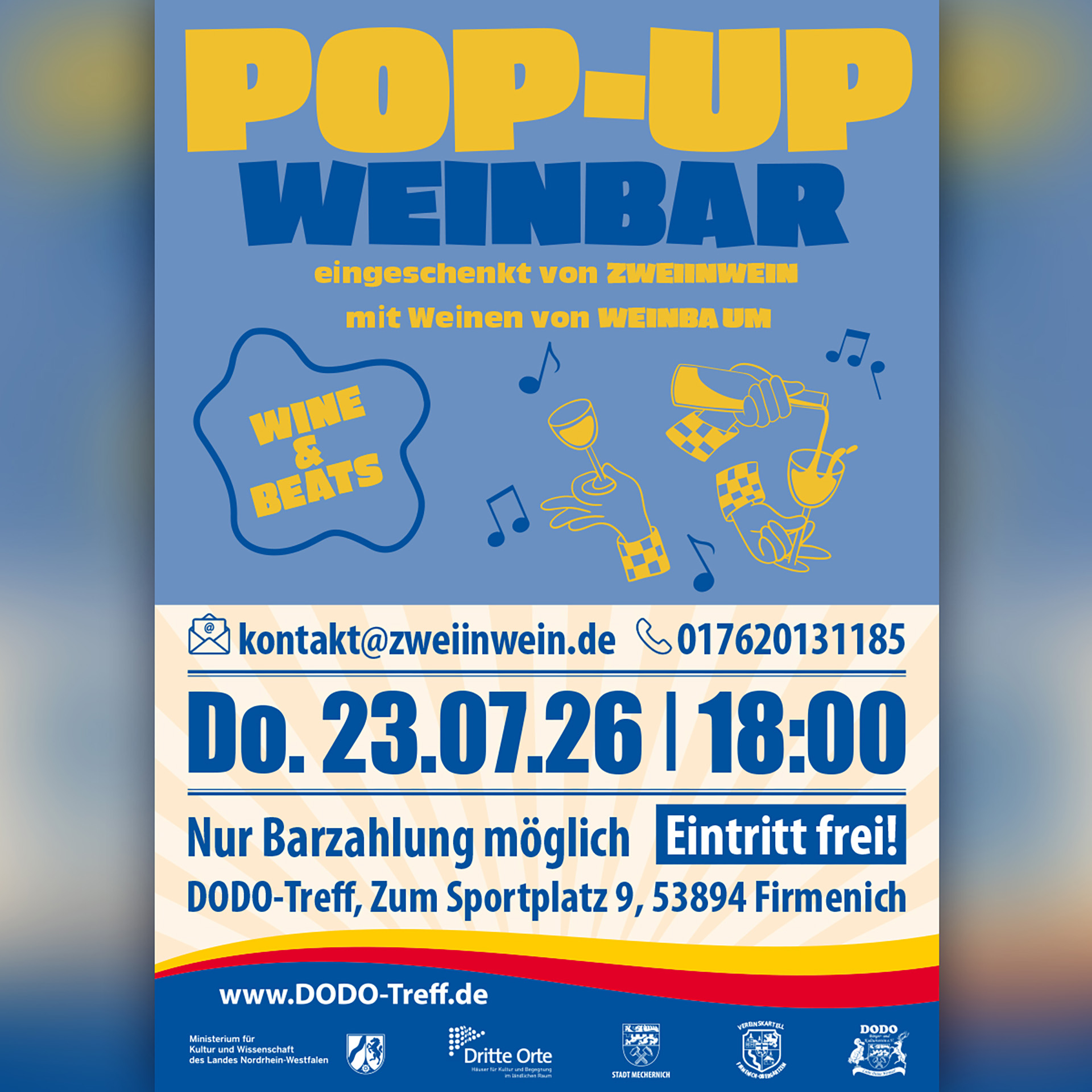 Wein, Beats und Sommerfeeling