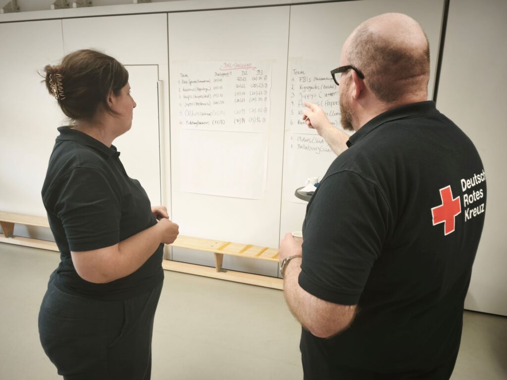 #ZukunftMachen-Projektleiter Boris Brandhoff betreute den agilen Praxistag gemeinsam mit Angelika Eimermacher (links), sowie Nadine Olbrich, Mirja Sieradzki und Sandra Barlach. Foto: Kerstin Rottland/pp/Agentur ProfiPress