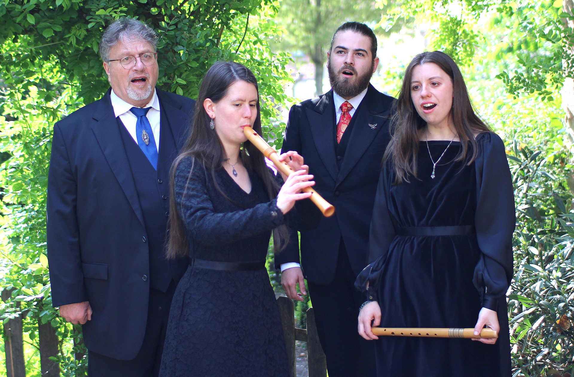 Musik, die Jahrhunderte überbrückt: Die „Markgräfliche Hofmusik“ widmet ihr Steinfelder Konzert unter dem Titel „Das ewig Weibliche zieht uns hinan“ vor allem Komponistinnen, die an der Schwelle von Renaissance und Barock in Klöstern jene künstlerischen Freiräume fanden, die Frauen außerhalb der Konvente häufig versagt blieben. Foto: Adrian Kehr/Veranstalter/pp/Agentur ProfiPress