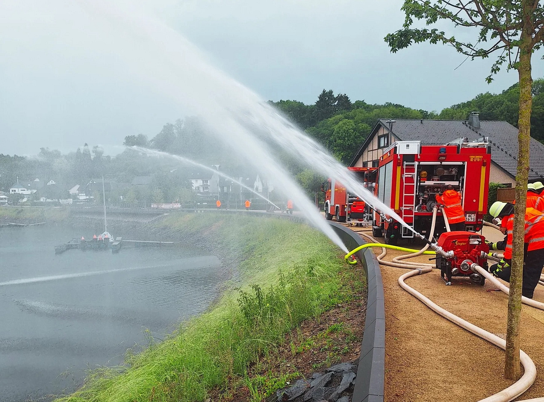 6000 Liter Wasser pro Minute
