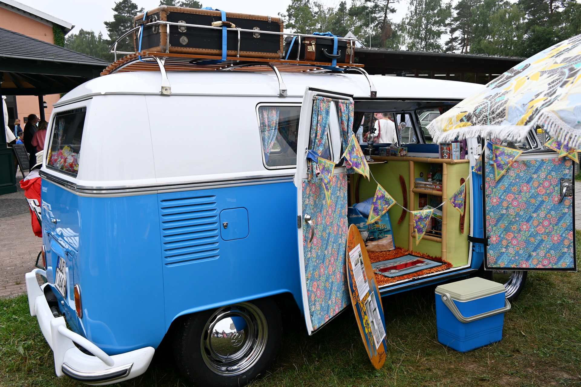 Der authentische Campingplatz im LVR-Freilichtmuseum Kommern lädt während der „Zeitblende 1976“ zum Entdecken und Verweilen ein. Foto: Kerstin Gauliard/LVR/pp/Agentur ProfiPress