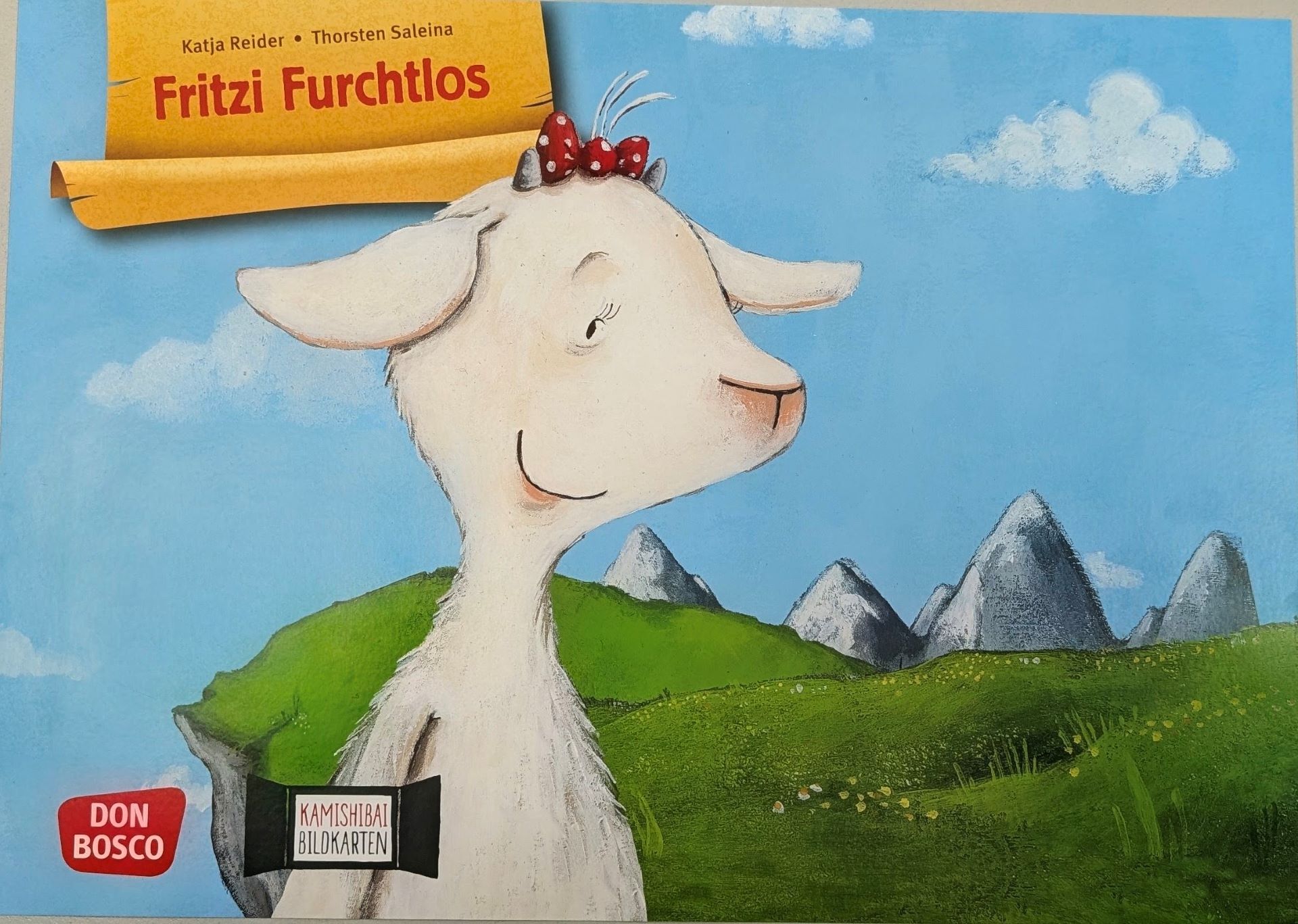 Die Mutige Ziege Fritzi ist die Hauptdarstellerin beim nächsten Vorlesenachmittag am Dienstag, 10. November, um 15.30 Uhr. Foto: Stadtbücherei/pp/Agentur ProfiPress