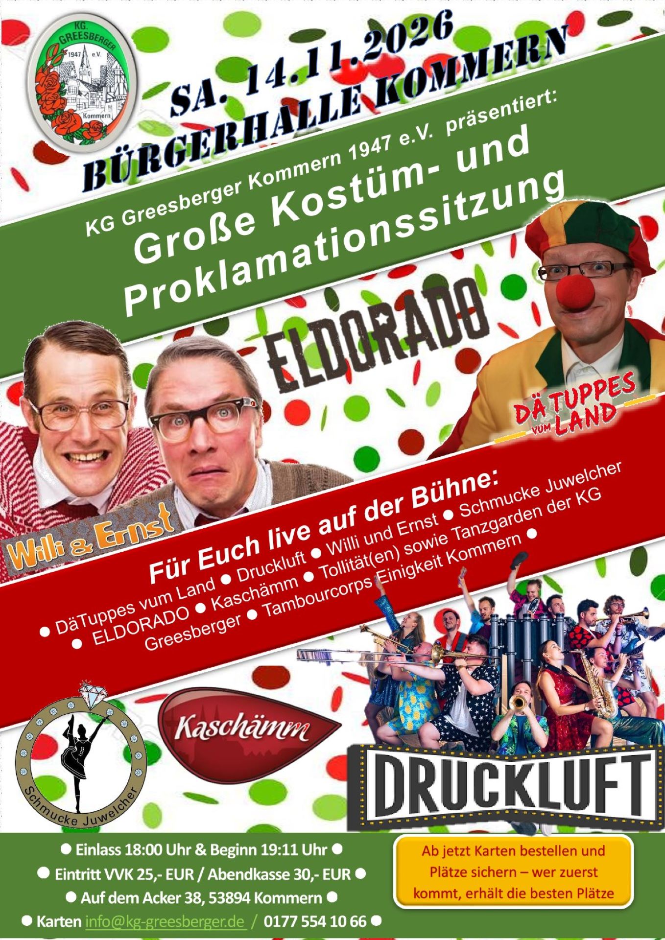 „Karnevalsmaus“ macht Kommern jeck