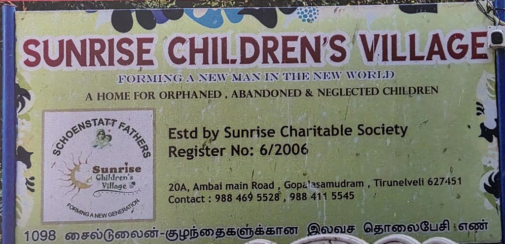 Das Ziel, das den Eifelern besonders am Herzen lag: Das „Sunrise Children’s Village“ bei Tirunelveli im südindischen Bundesstaat Tamil Nadu bietet verwaisten, verlassenen und vernachlässigten Kindern ein Zuhause. Foto: Privat/pp/Agentur ProfiPress